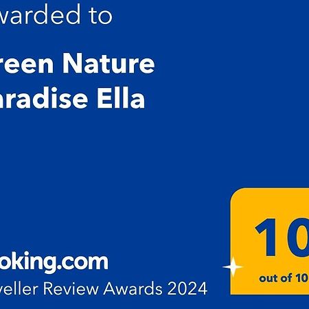 Green Nature Paradise Ella Exteriör bild