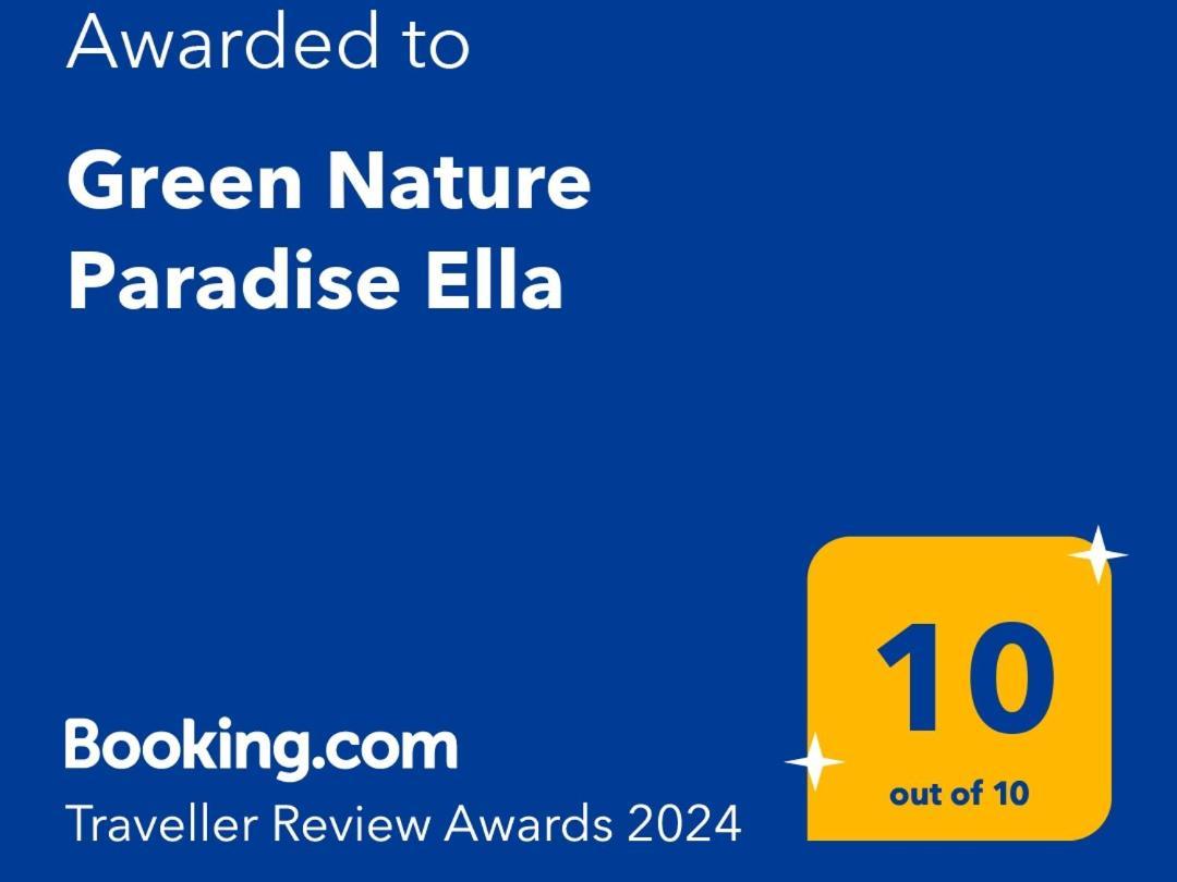 Green Nature Paradise Ella Exteriör bild